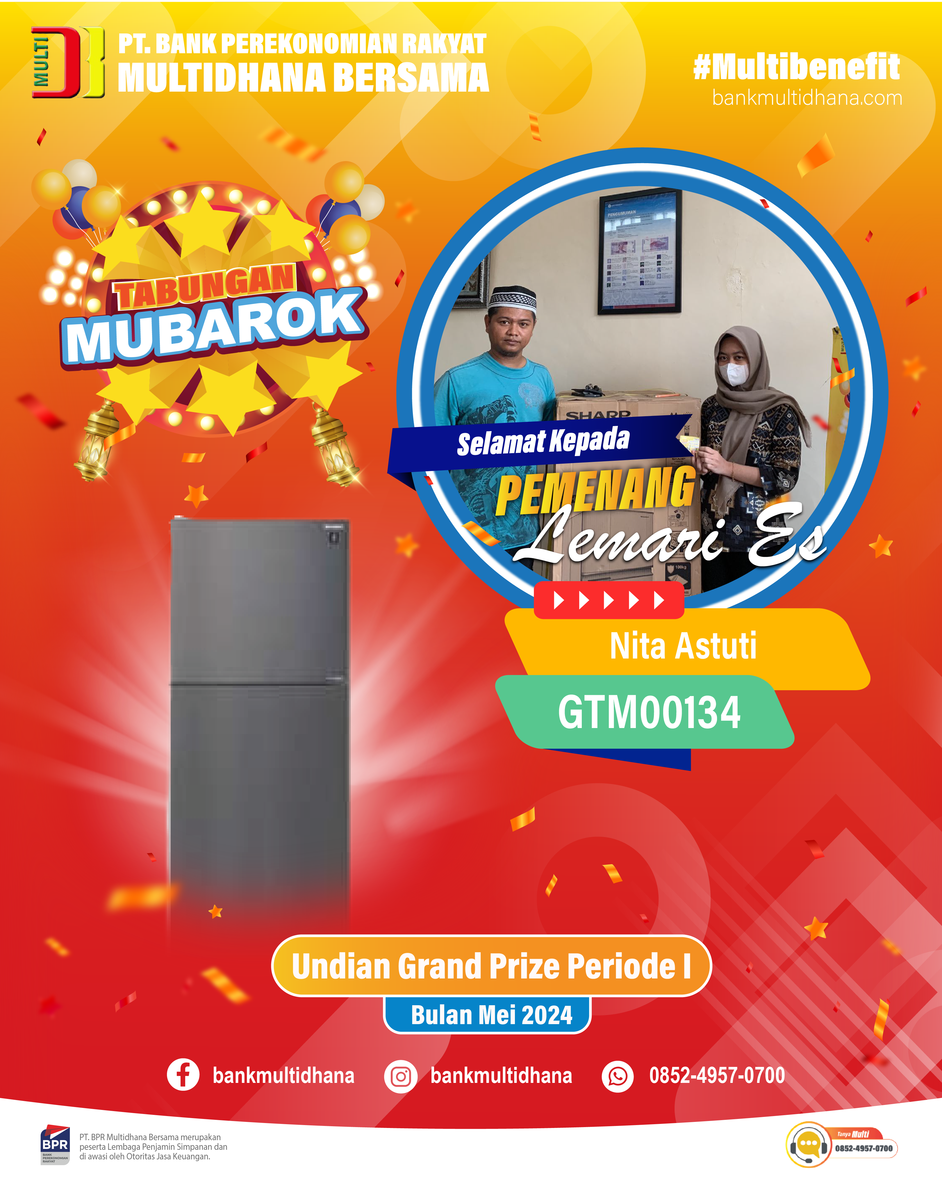 Pemenang Grand Prize I Tabungan MUBAROK