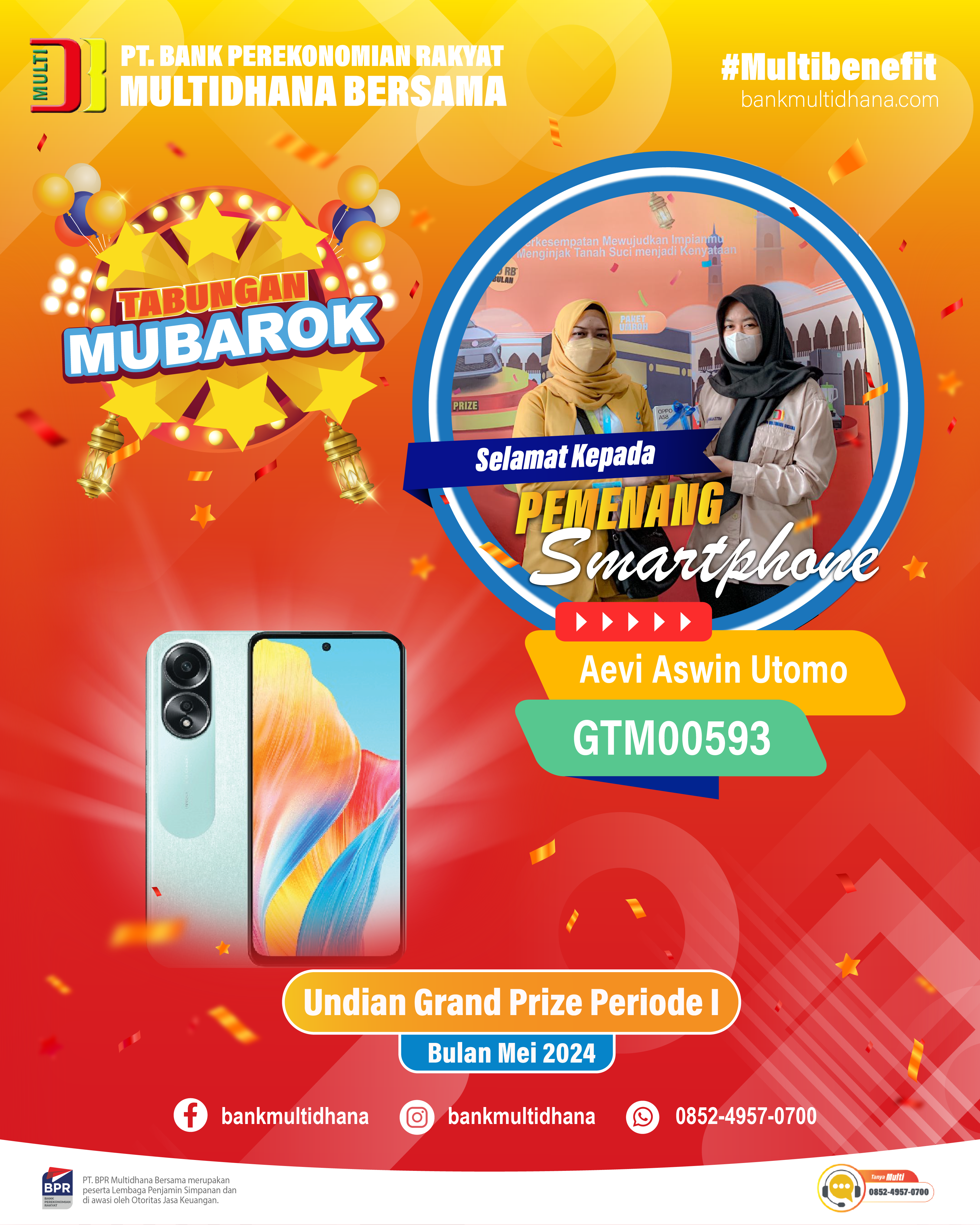 Pemenang Grand Prize I Tabungan MUBAROK